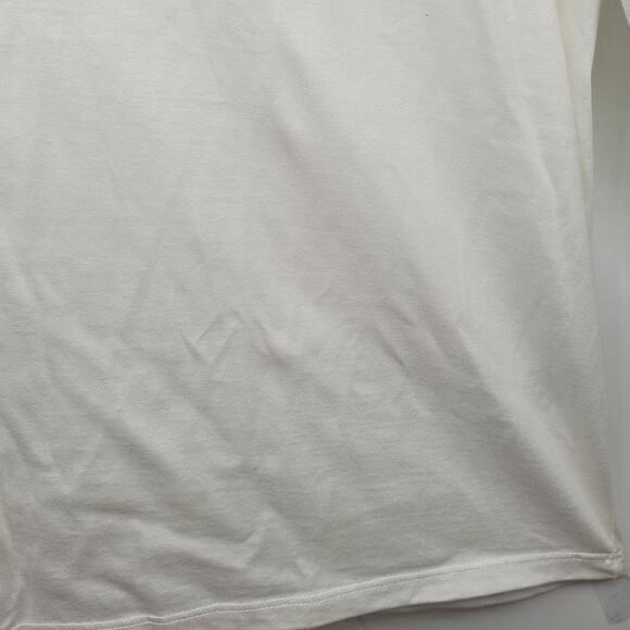 Lands' End White Relaxed Classic Long Sleeve Ladies T Shirt size xl - Picture 7 of 11